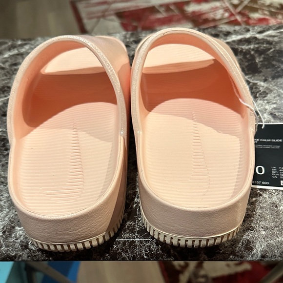 Nike Calm Slide Print in Coral - Picture 2 of 6